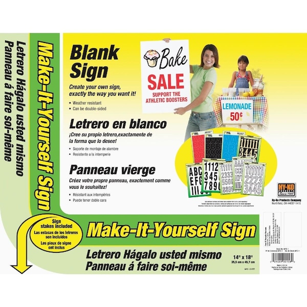 Hy-Ko Make-It-Yourself Sign Kit MYO-1 - main